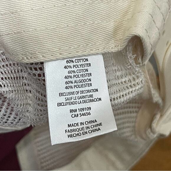 NWT LIFE IS GOOD Trucker Hat SnapBack Burgundy/Beige - Picture 5 of 7